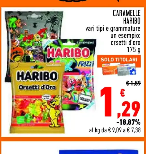Caramelle Haribo assortite