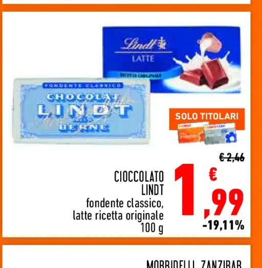 Cioccolato Lindt