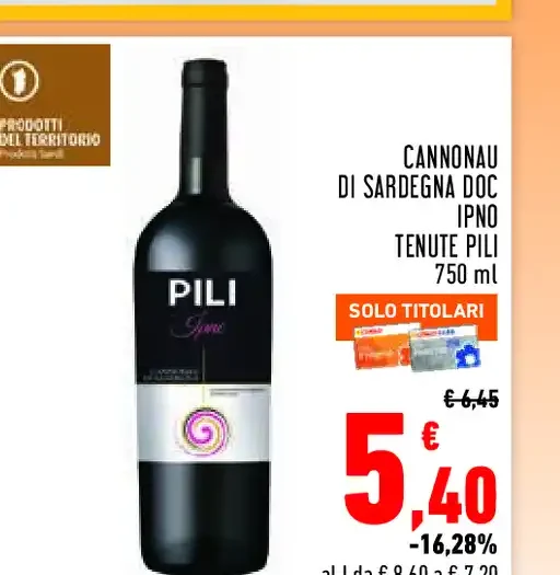 Cannonau di Sardegna DOC I Pìli