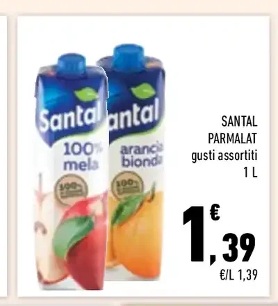 Santal Parmalat assortiti