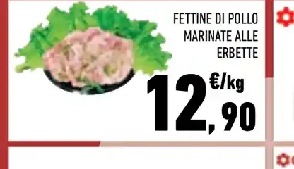 Fettine di pollo marinate alle erbette