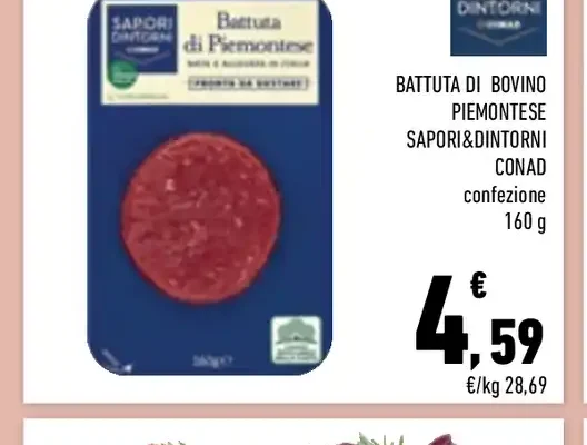 Battuta di bovino piemontese