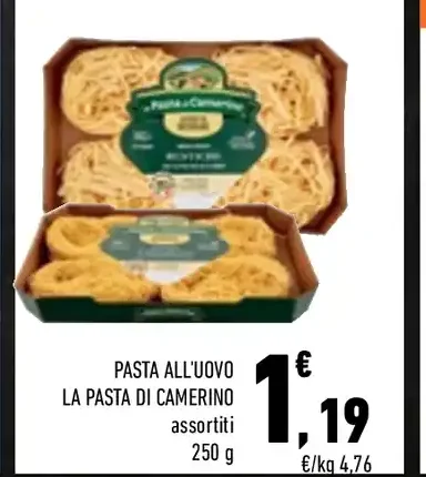 Pasta all'uovo La Pasta di Camerino assortita