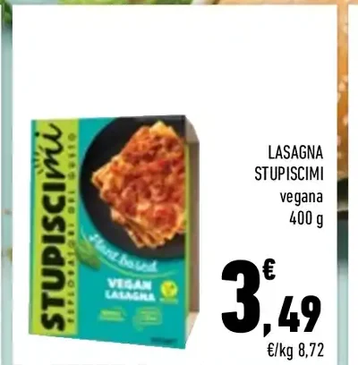 Lasagna Stupiscimi vegana