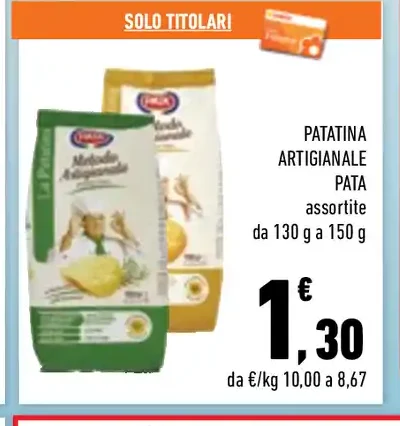 Patatina artigianale Pata assortita