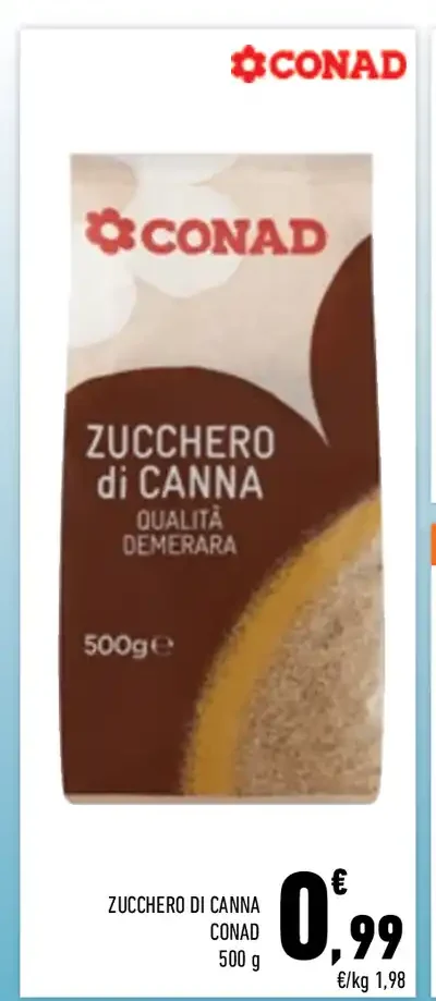 Zucchero di canna Conad