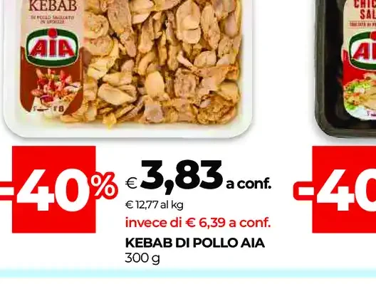 Kebab di pollo Aia