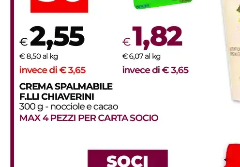 Crema spalmabile F.lli Chiaverini