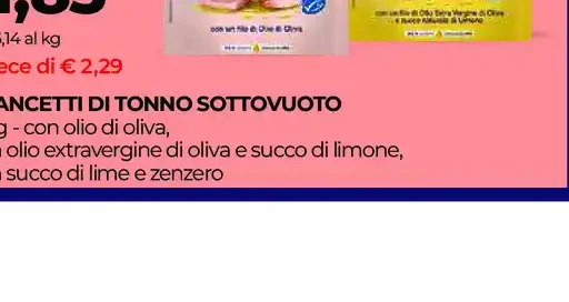Trancetti di tonno sottovuoto Rio Mare