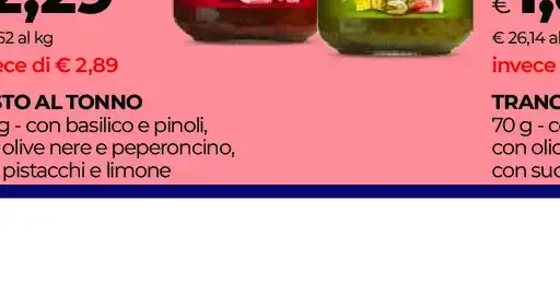 Pesto al tonno Rio Mare
