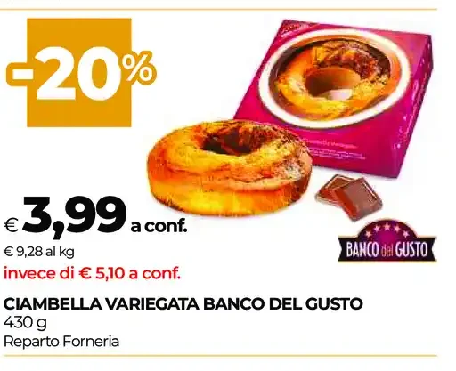 Ciambella variegata Banco del Gusto