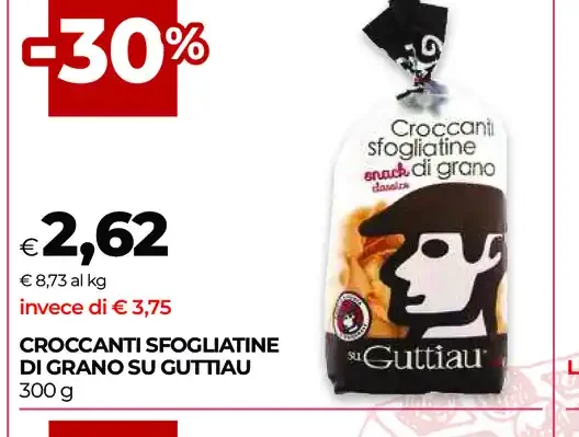 Croccanti sfogliatine di grano su Guttiau