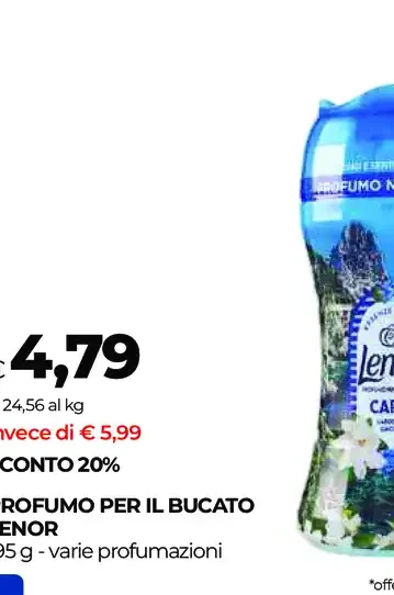 Profumo per il bucato Lenor