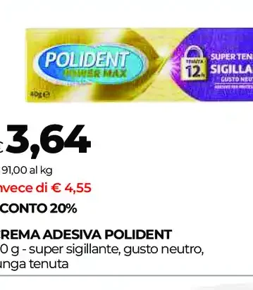 Crema adesiva Polident
