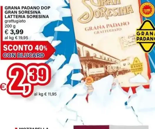 Grana Padano grattugiato