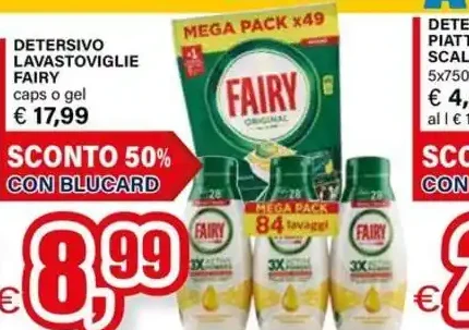 Detersivo lavastoviglie Fairy