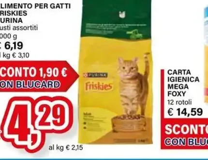 Alimento per gatti Friskies Purina