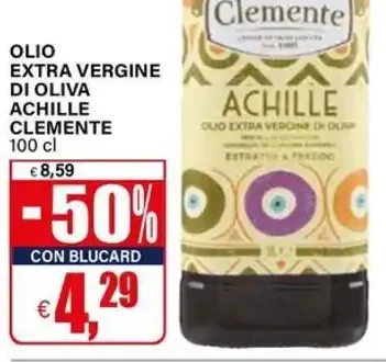Olio extra vergine di oliva Achille Clemente