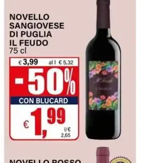 Novello Sangiovese di Puglia Il Feudo