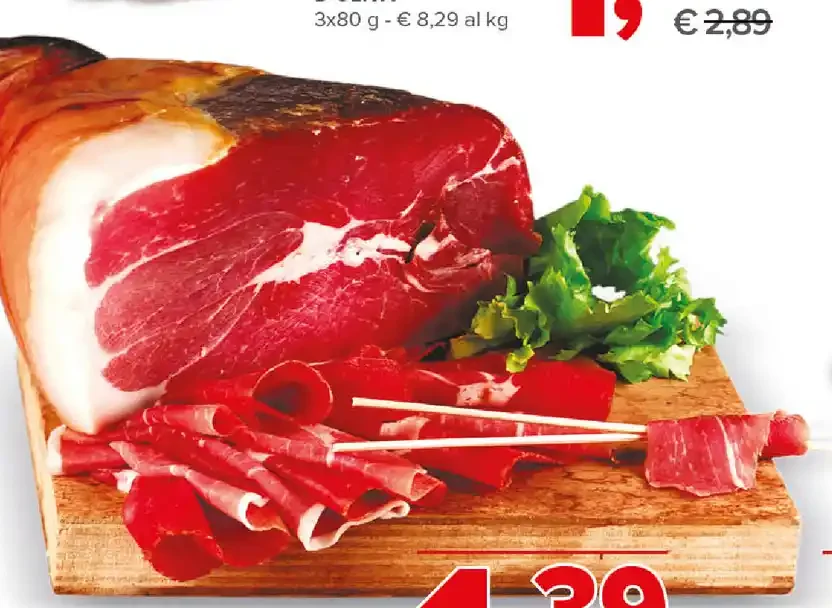 Prosciutto crudo stagionato