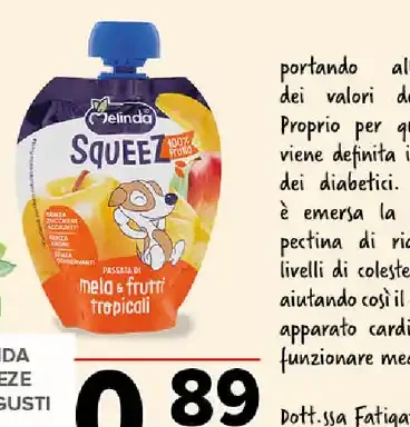 Melinda Squeeze vari gusti