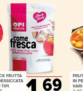 Snack frutta crocciccata