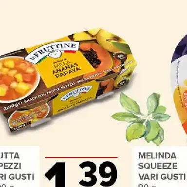 Frutta in pezzi vari gusti