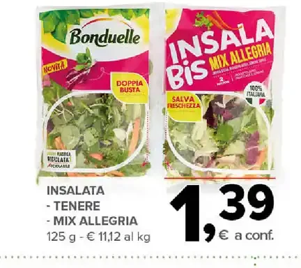 Insalata tenera mix allegria