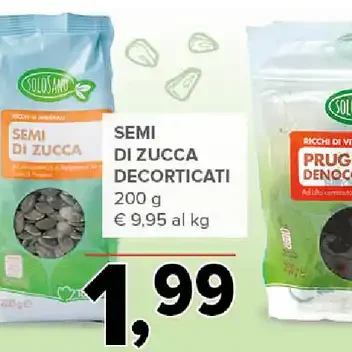 Semi di zucca decorticati