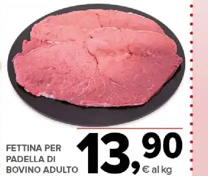 Fettina per padella di bovino adulto