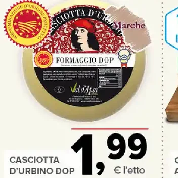 Casciotta d'Urbino DOP