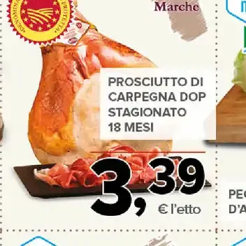 Prosciutto di Carpegna DOP stagionato 18 mesi