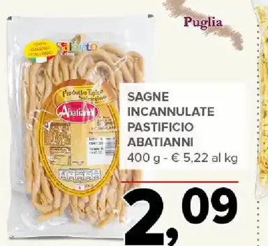 Sagne incannulate pastificio Abatianni