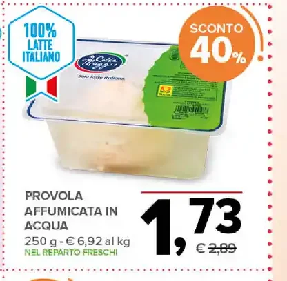 Provola affumicata in acqua