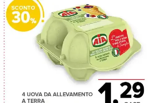 Uova da allevamento a terra
