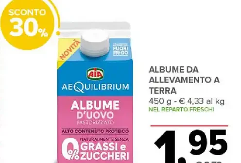 Albume da allevamento a terra