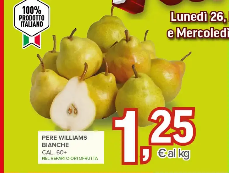 Pere Williams bianche