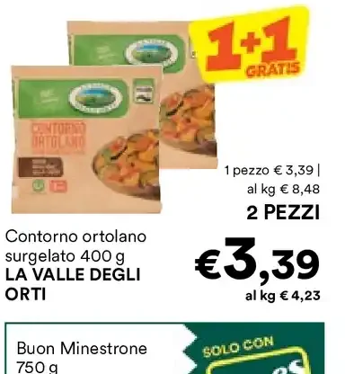 Contorno ortolano surgelato