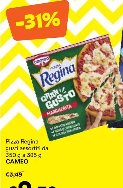 Pizza Regina gusti assortiti