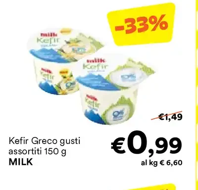 Kefir Greco gusti assortiti