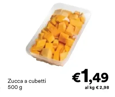 Zucca a cubetti