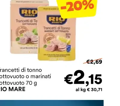 Trancetti di tonno