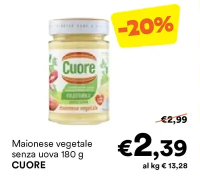 Maionese vegetale senza uova