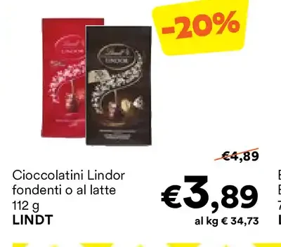 Cioccolatini Lindor