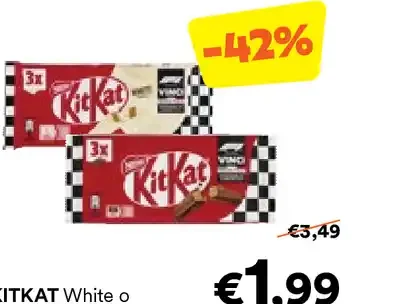KitKat White o Classic Wafer