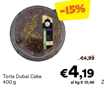 Torta Dubai Cake