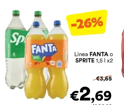 Bibite Fanta o Sprite