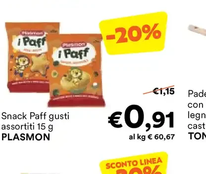 Snack Paff Plasmon