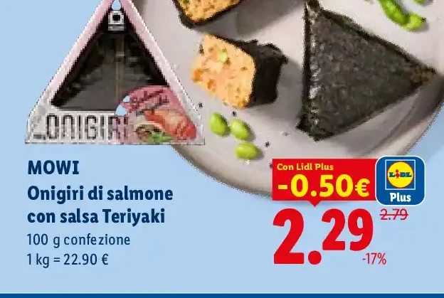 Onigiri di salmone con salsa Teriyaki