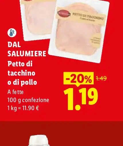 Petto di tacchino o di pollo